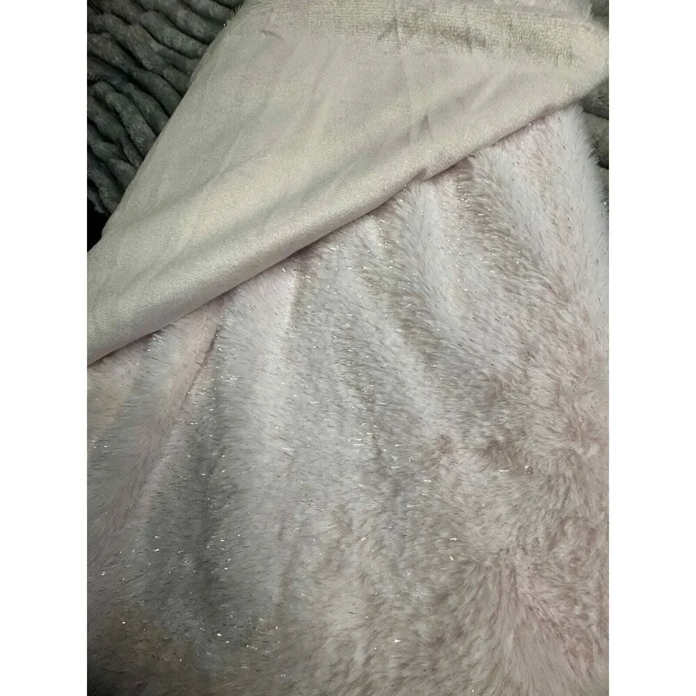 Cupcakes & cashmere twin throw Blanket novelty pink sparkle